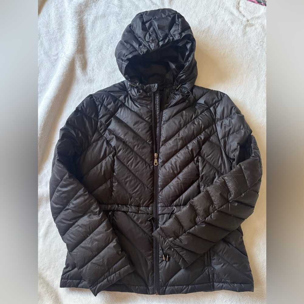 Blanc Noir Black Puffer Jacket